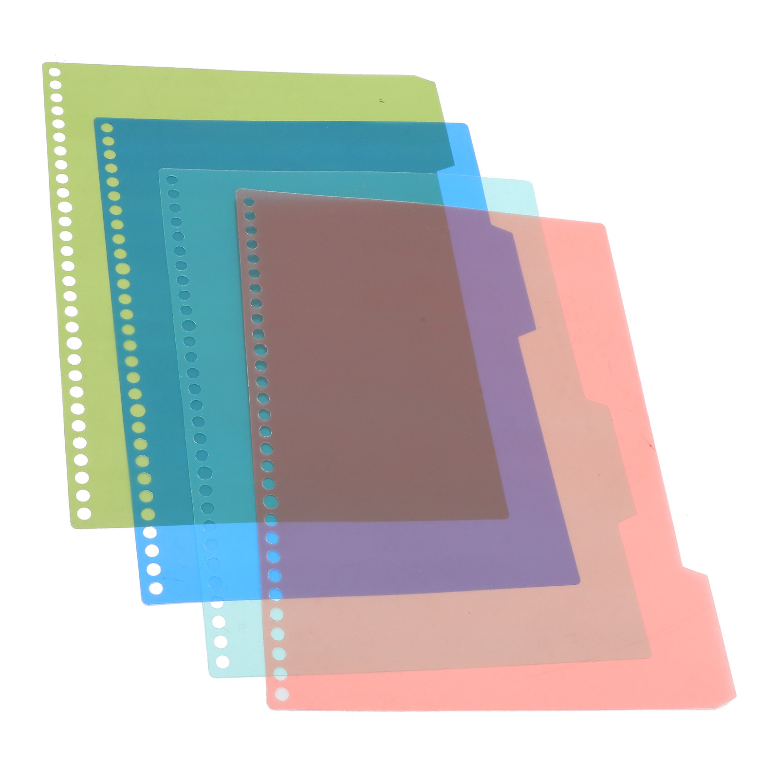 Tab Divider A4 - 4Sets Plastic Index Dividers for Binder