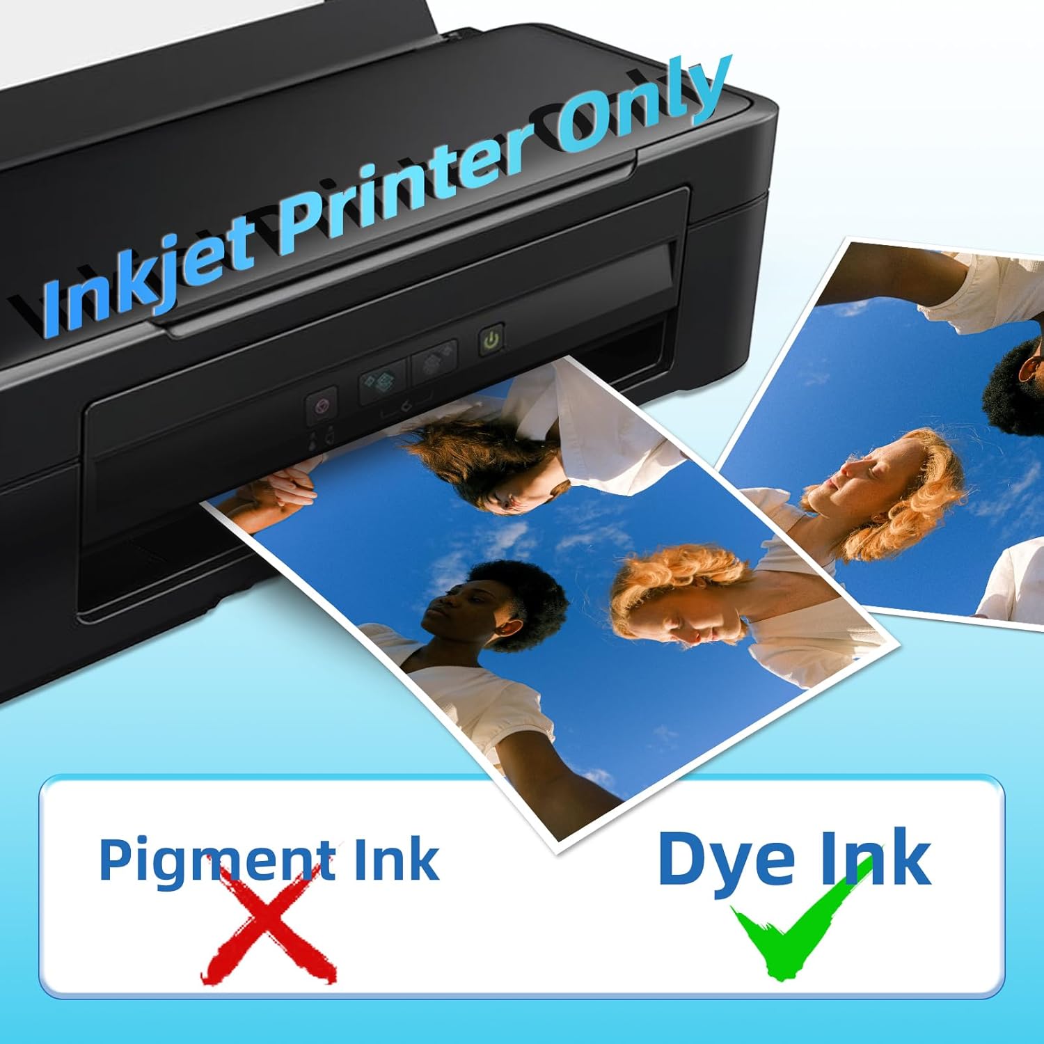 Adhesive Glossy Photo Paper A4 - Ink Blotter Paper 评论和价格