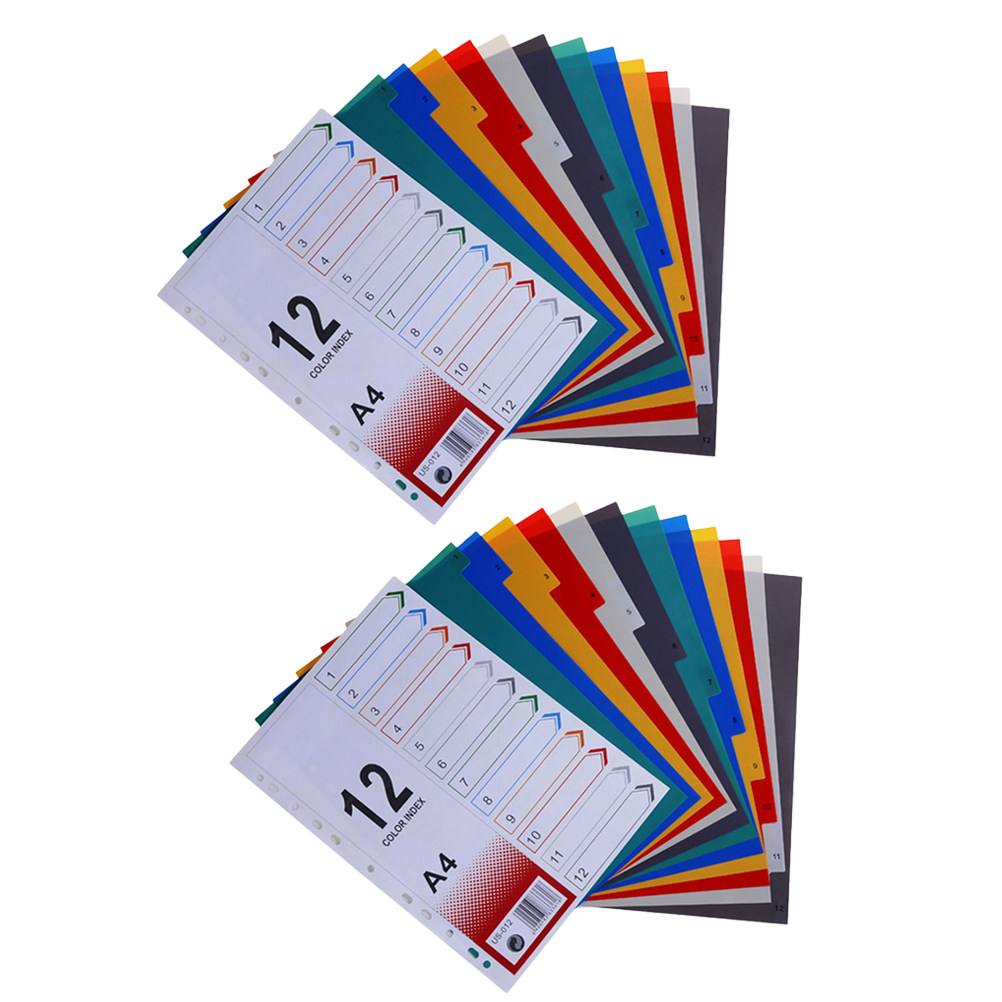 2Pcs Index Paper Refills Divid - Tab Divider A4 评论和价格