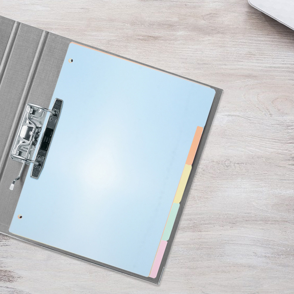 1Set Binder Dividers Plastic P - Tab Divider A4 评论和价格