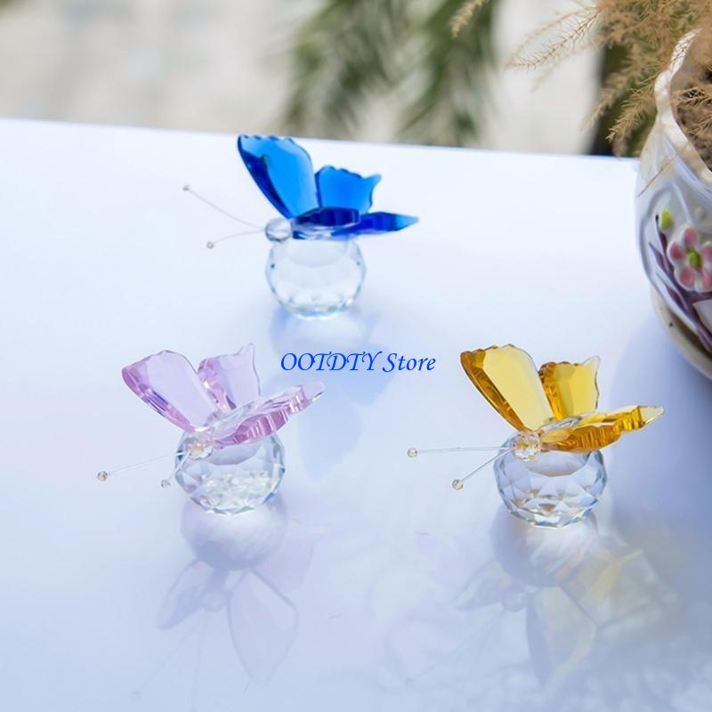 367A Crystal Butterfly Figurin - Paper Weight Crystal 评论和价格